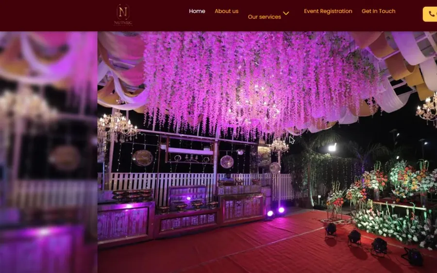 Home page of the Nutmeg website